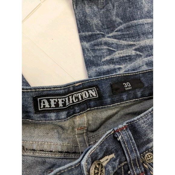 Affliction Blake  Men's Jeans Size 30 (Missing Left Back Pocket Button)   (1357) - Picture 14 of 16